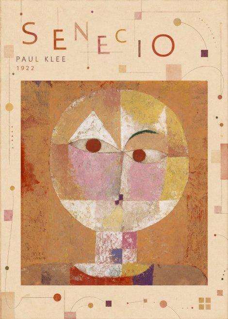 Paul Klee Senecio No5 - Poster