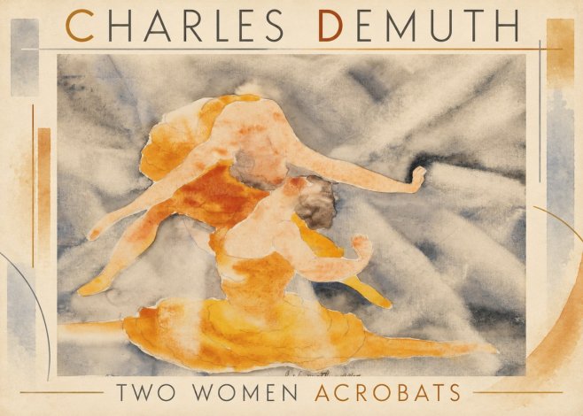 Charles Demuth Two Women Acrobats No1 - Poster