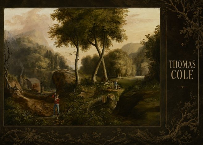 Thomas Cole The Hunter's Return I No4 - Poster