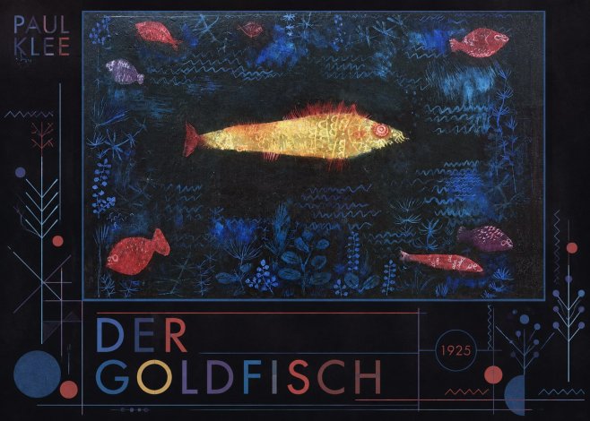Paul Klee Der Goldfisch No4 - Poster