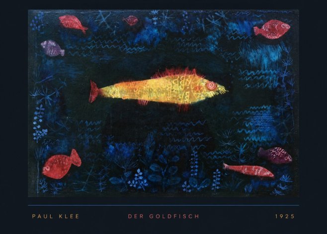 Paul Klee Der Goldfisch No5 - Poster