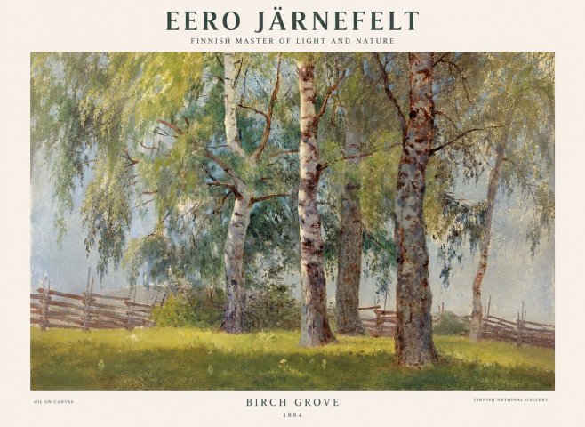 Eero Järnefelt Birch Grove No1 - Poster