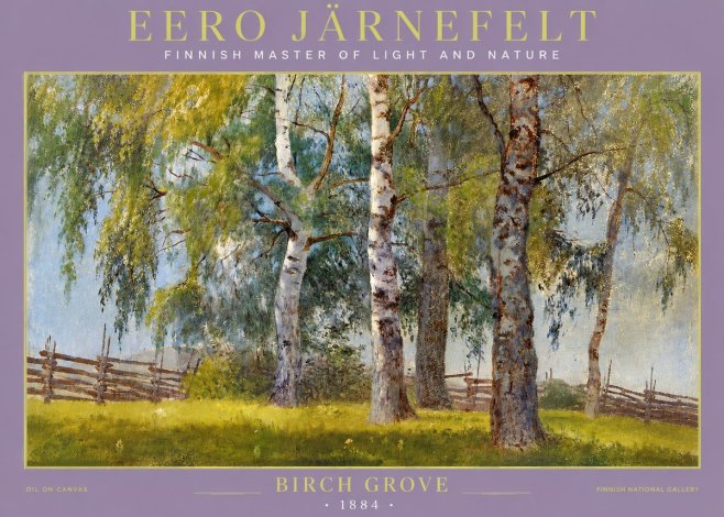 Eero Järnefelt Birch Grove No3 - Poster