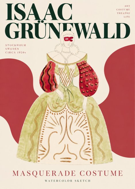 Isaac Grünewald Masquerade Costume No3 - Poster