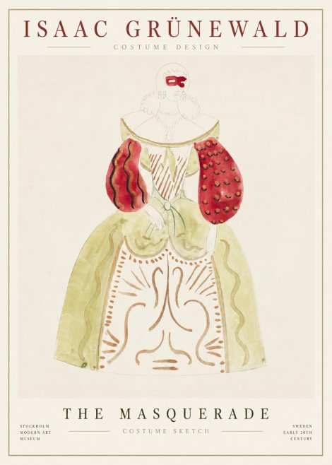 Isaac Grünewald Masquerade Costume No6 - Poster