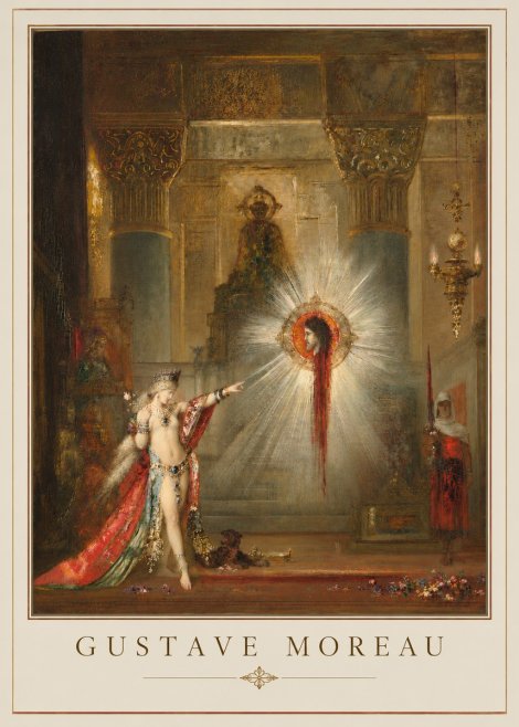 Gustave Moreau The Apparition II No6 - Poster
