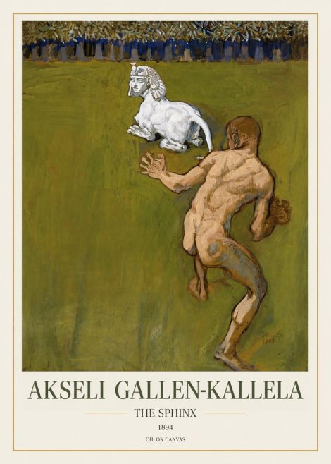 Akseli Gallen-Kallela Väinämöinen's Kantele No2 - Poster