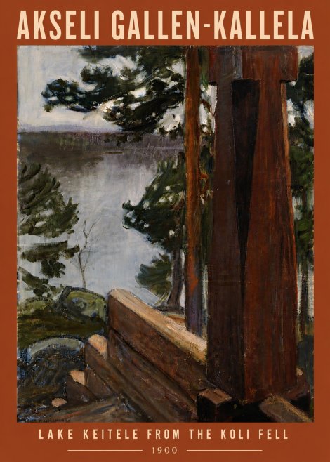 Akseli Gallen-Kallela Lake Keitele from the Koli Fell No6 - Poster
