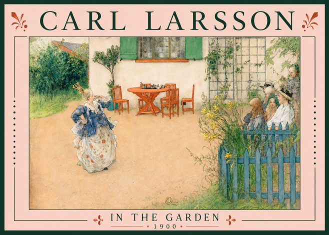 Carl Larsson In the Garden No5 - Poster