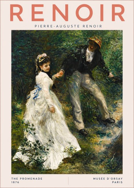 Renoir The Promenade No3 - Poster