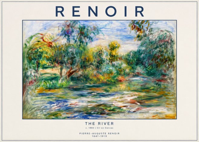 Renoir The River No2 - Poster