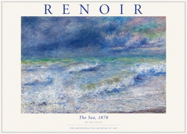 Renoir The Sea No3 - Poster