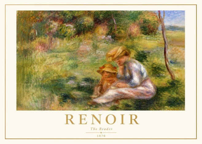 Renoir The Reader No3 - Poster