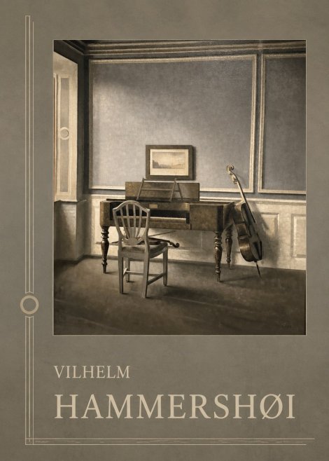 Vilhelm Hammershøi Interior with a Piano and a Cello No2 - Poster