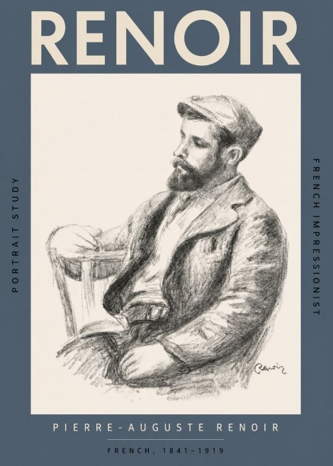 Renoir Portrait Study II No2 - Poster