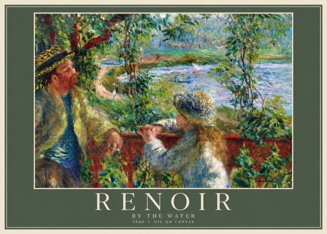 Renoir By the Water No6 - Poster