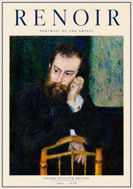 Renoir Portrait of the Artist No6 - Poster