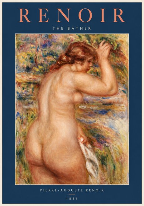 Renoir Bather No4 - Poster