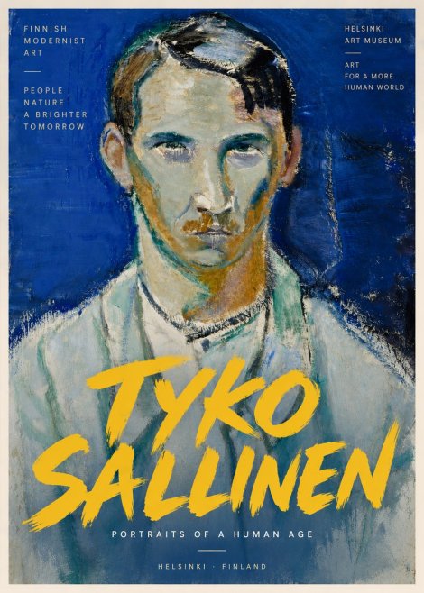Tyko Sallinen Portrait of a Man IV No4 - Poster