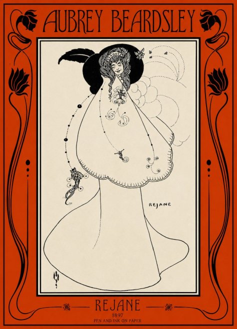 Aubrey Beardsley Rejane I No2 - Poster