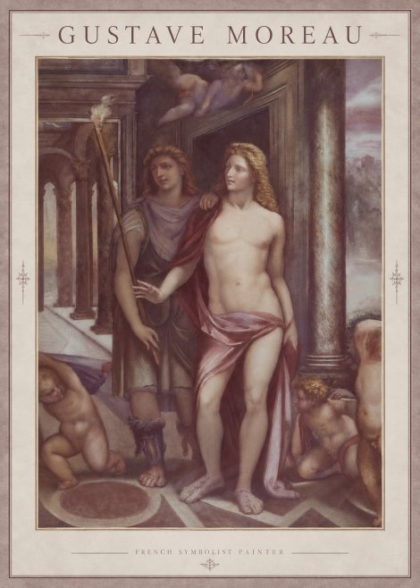 Gustave Moreau Youth No4 - Poster
