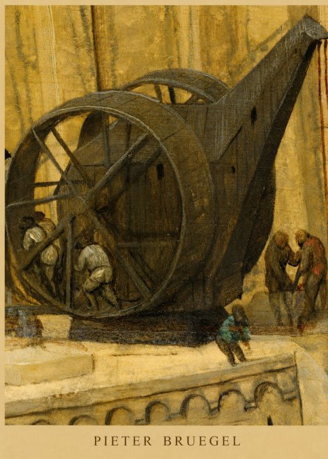 Pieter Bruegel The Crane No5 - Poster