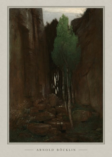 Arnold Böcklin Sacred Grove II No4 - Poster