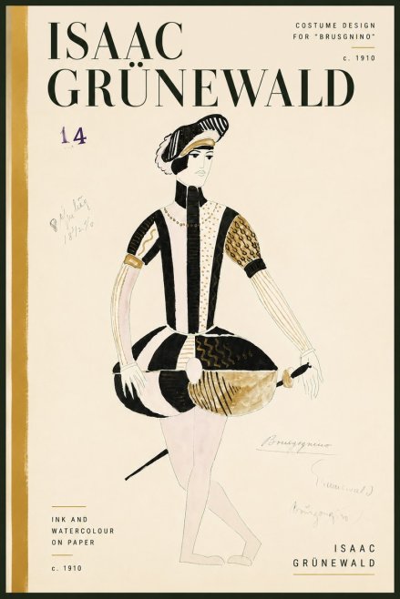 Isaac Grünewald Costume Design IX No4 - Poster