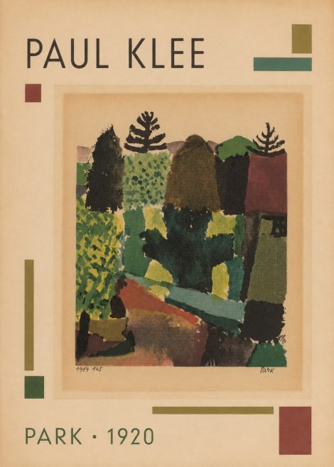 Paul Klee Park I No1 - Poster
