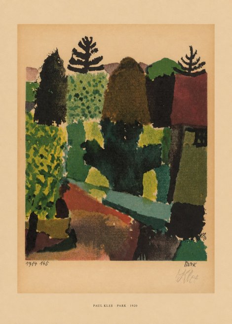 Paul Klee Park I No4 - Poster