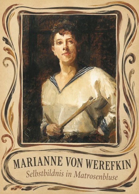 Marianne von Werefkin Selbstbildnis in Matrosenbluse No3 - Poster