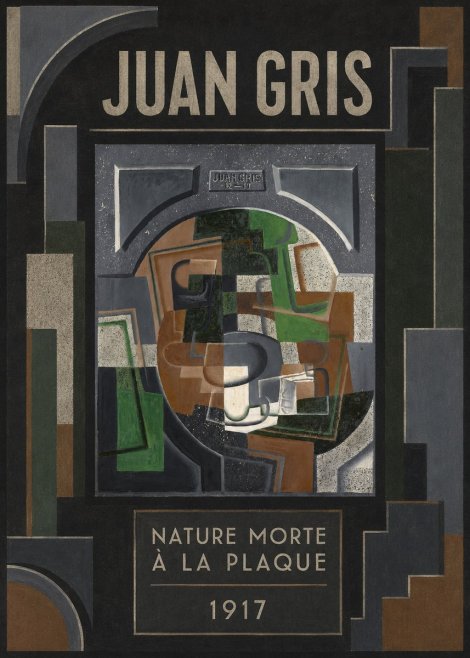 Juan Gris Nature Morte À La Plaque No4 - Poster