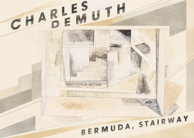 Charles Demuth Bermuda, Stairway No3 - Poster