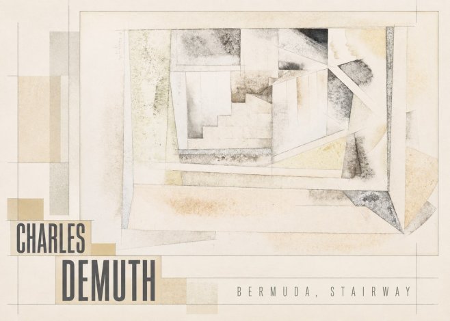 Charles Demuth Bermuda, Stairway No5 - Poster