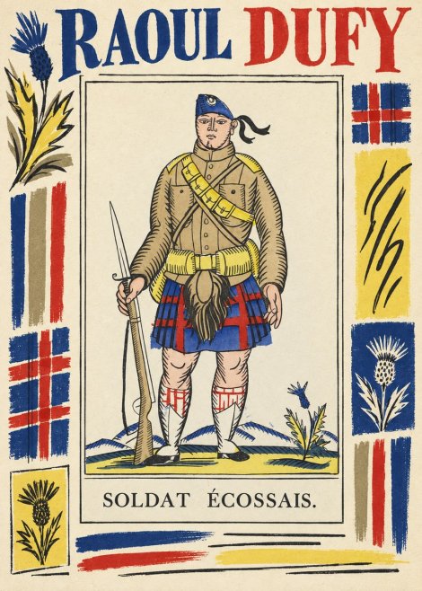 Raoul Dufy Soldat Écossais. No5 - Poster