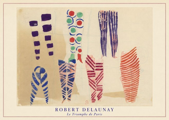 Robert Delaunay Le Triomphe De Paris IV No3 - Poster