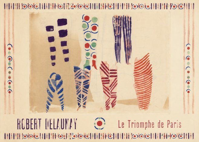 Robert Delaunay Le Triomphe De Paris IV No4 - Poster