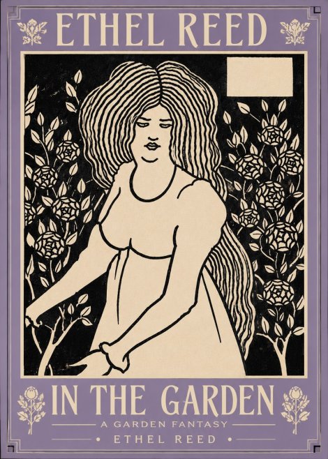 Ethel Reed In the Garden No5 - Poster