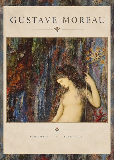 Gustave Moreau The Flower with the Human Head No3 - Poster
