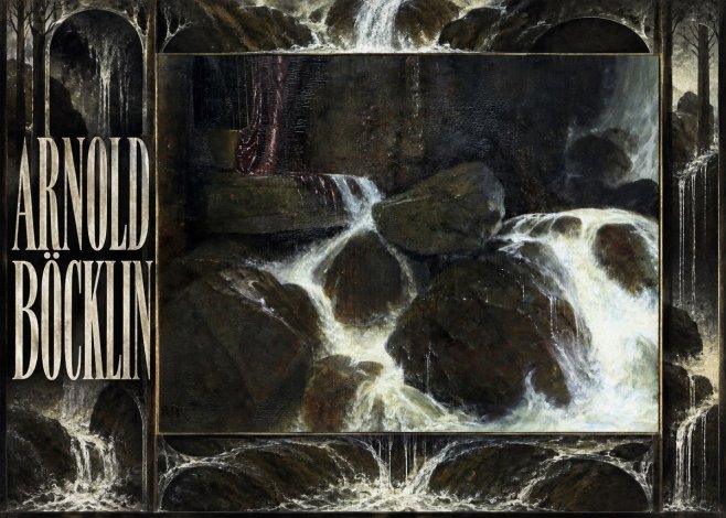 Arnold Böcklin The Nymph of the Waterfall No6 - Poster