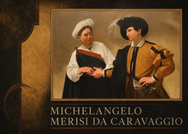 Michelangelo Merisi da Caravaggio The Cardsharps IV No2 - Poster