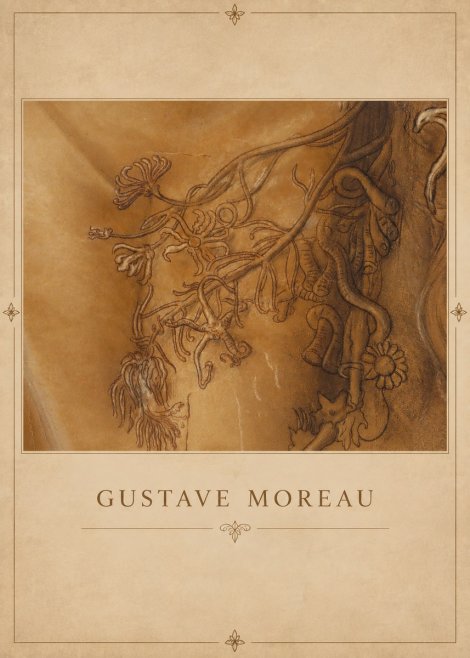 Gustave Moreau Organic Forms Study No3 - Poster