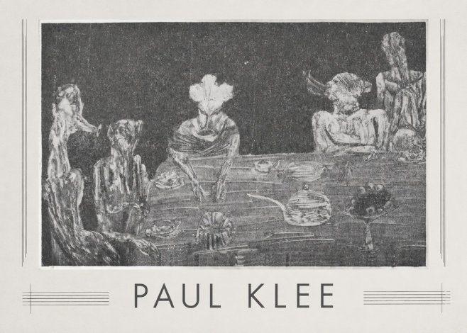 Paul Klee Die Mahlzeit No1 - Poster