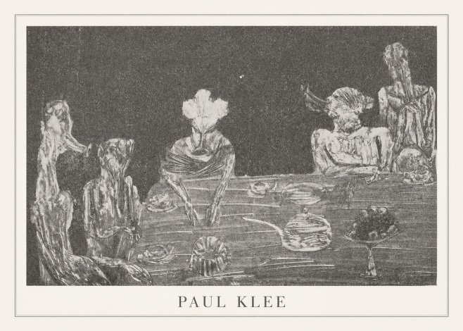 Paul Klee Die Mahlzeit No4 - Poster