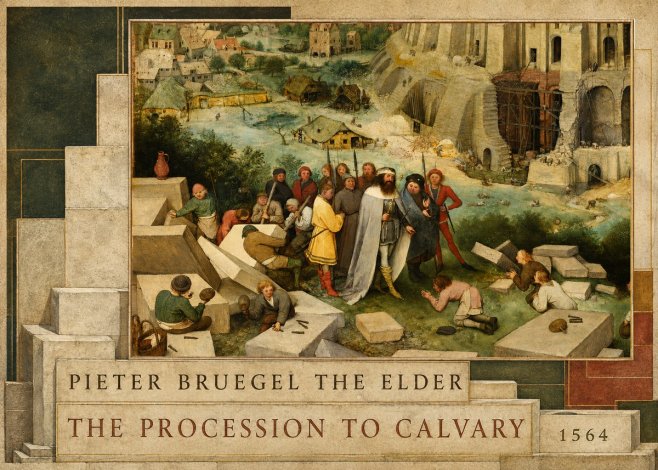 Pieter Bruegel The Tower of Babel XIV No6 - Poster