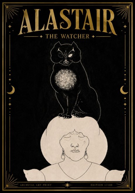 Alastair The Watcher No5 - Poster