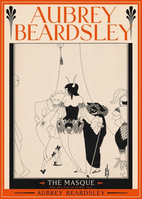 Aubrey Beardsley The Masque No3 - Poster