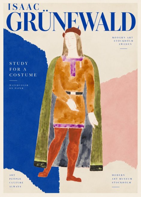 Isaac Grünewald Study for a Costume Design No4 - Poster