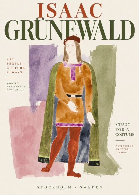 Isaac Grünewald Study for a Costume Design No5 - Poster