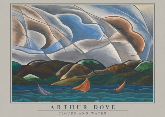 Arthur Dove Clouds and Water No4 - Poster